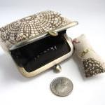 Coin Purse- Mini Frame Jewelry Case With Ring..